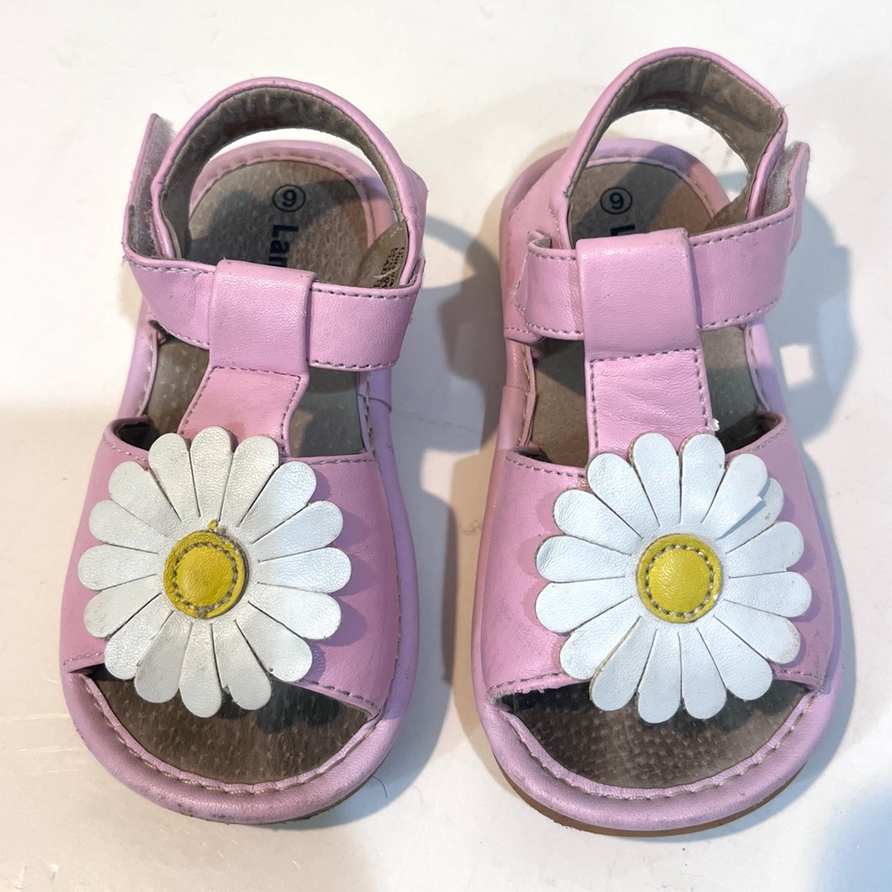 Laniecakes Pink Shoes Flower Sandals Size 9